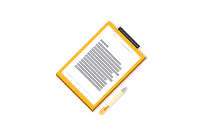 Illustriertes Clipboard